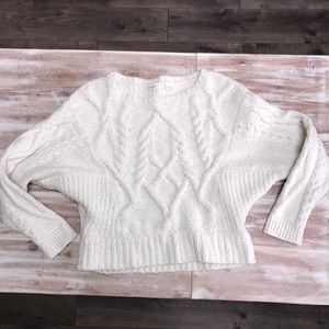 Anthropologie fisherman’s sweater size small